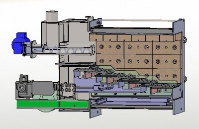 Горелка пеллетная ГП-400